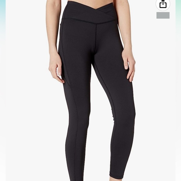 Core 10 Women's Cross Waist Legging with Pockets- 26" - Picture 1 of 3